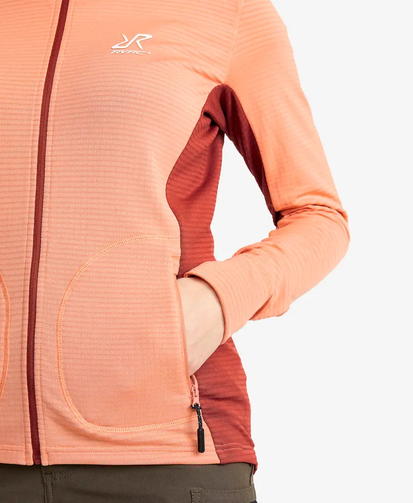 Waffle Full-zip Fleece Women