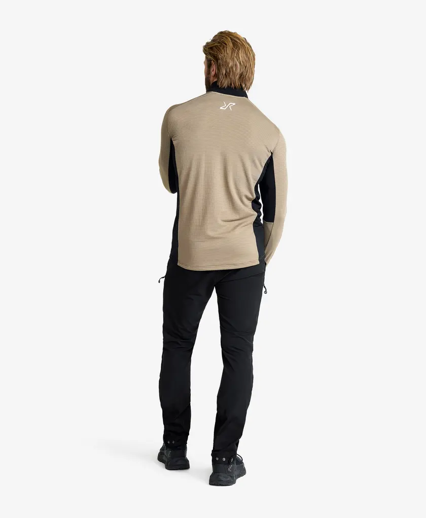 Waffle Half-zip Fleece Men