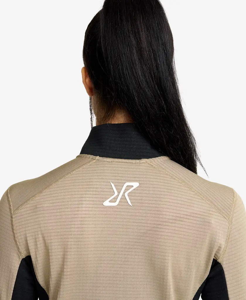 Waffle Half-zip Fleece Women