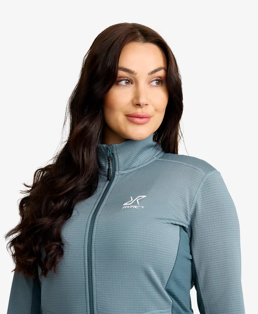 Waffle Full-zip Fleece Women