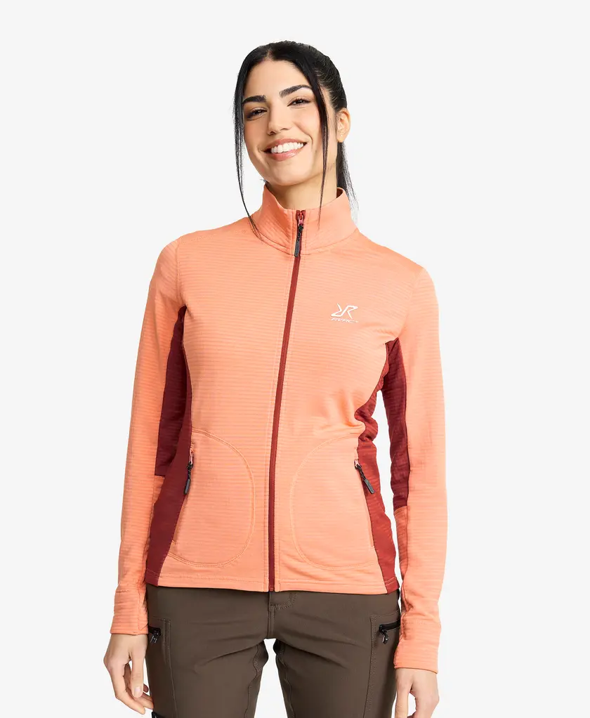 Waffle Full-zip Fleece Women