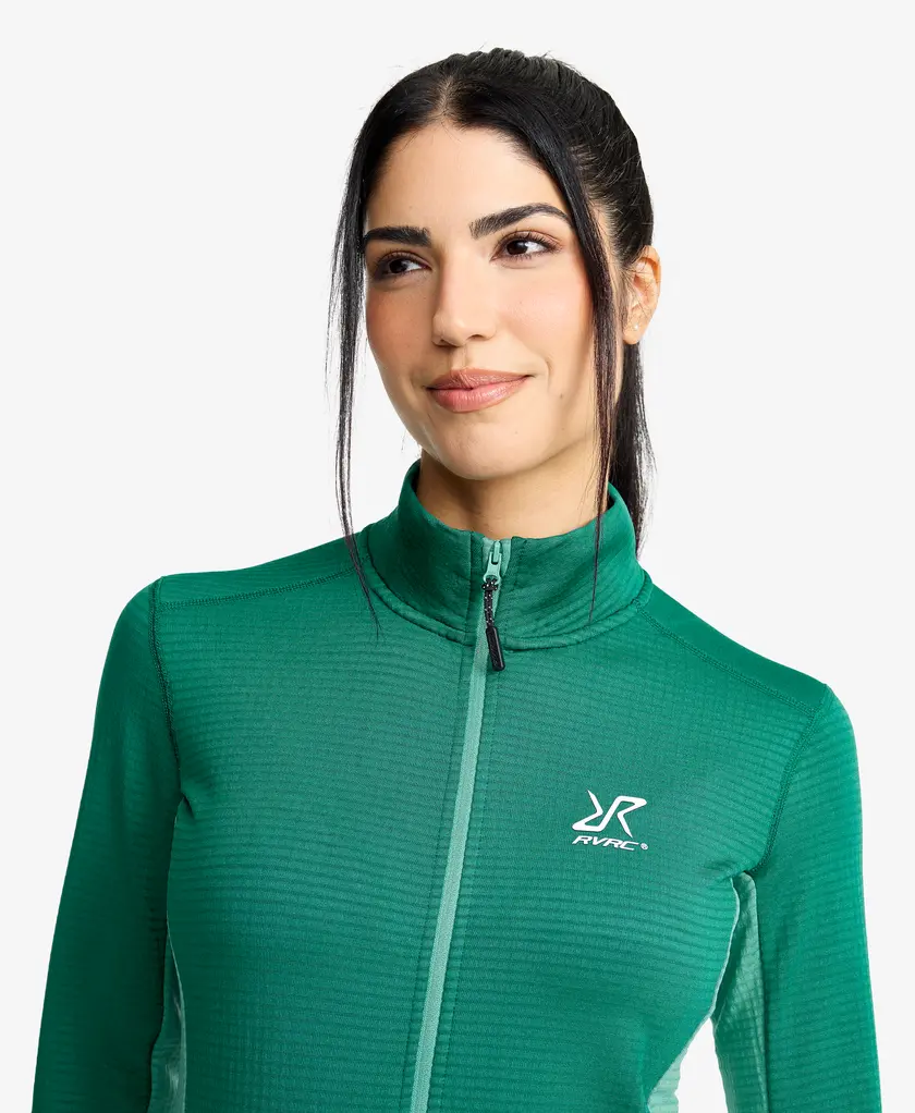 Waffle Full-zip Fleece Women