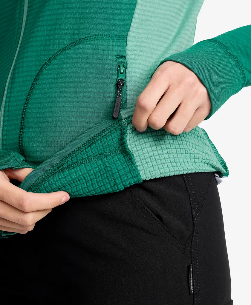 Waffle Full-zip Fleece Women