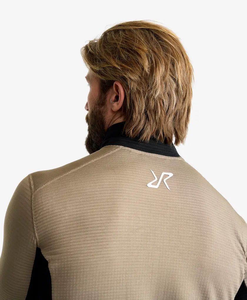Waffle Half-zip Fleece Men