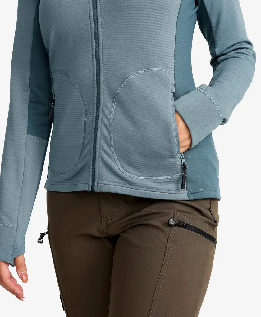 Waffle Full-zip Fleece Women