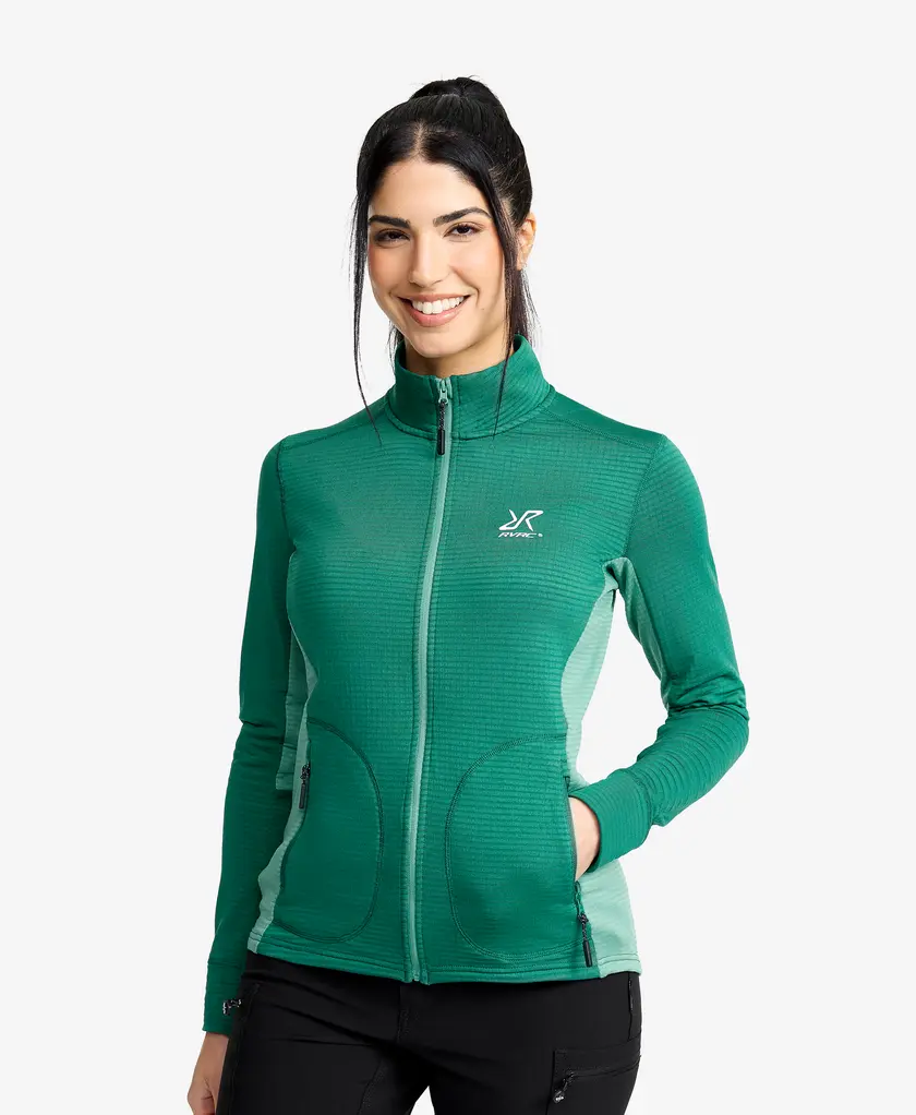 Waffle Full-zip Fleece Women