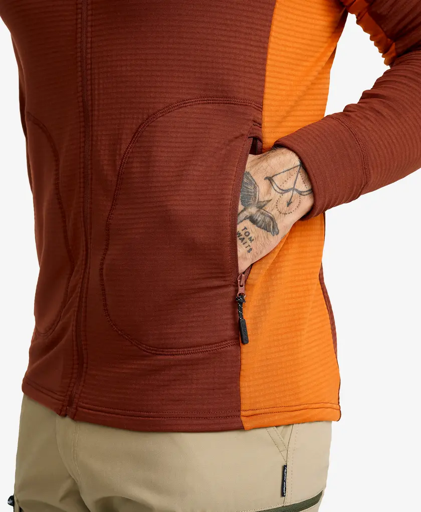 Waffle Full-zip Fleece Men