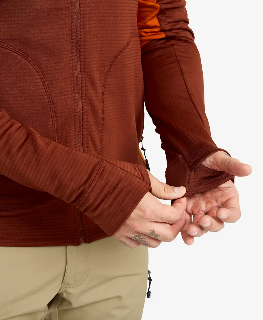 Waffle Full-zip Fleece Men