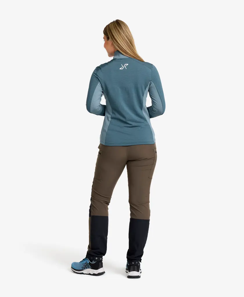 Waffle Half-zip Fleece Women