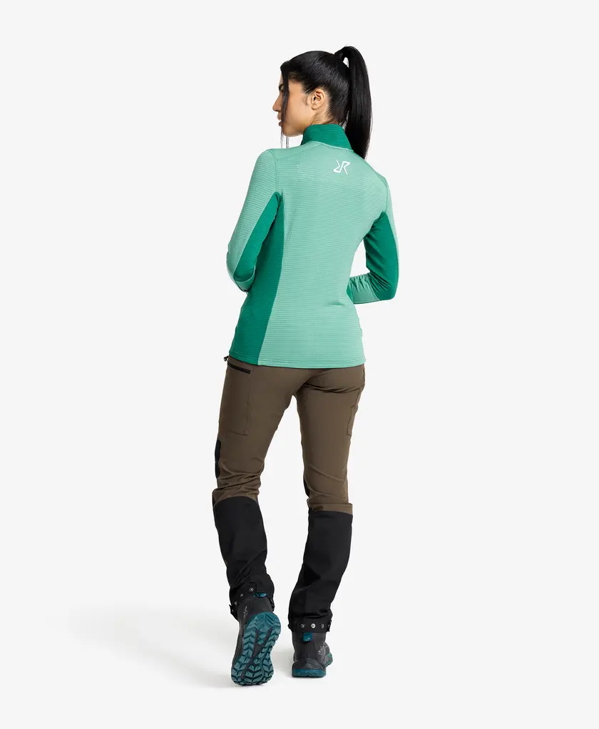 Waffle Half-zip Fleece Women