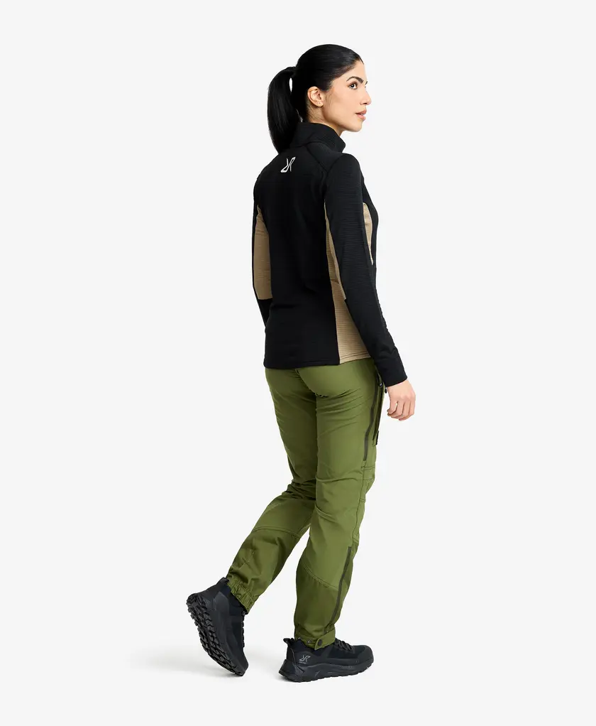 Waffle Full-zip Fleece Women