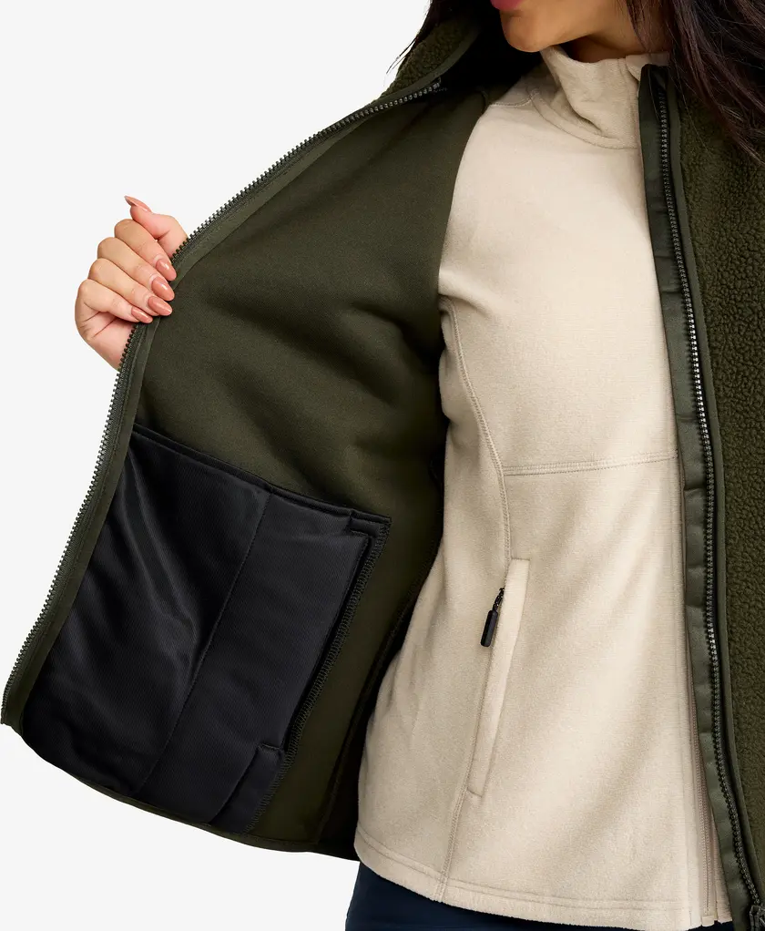 Canyon Full-zip Pile Fleece Vest Women