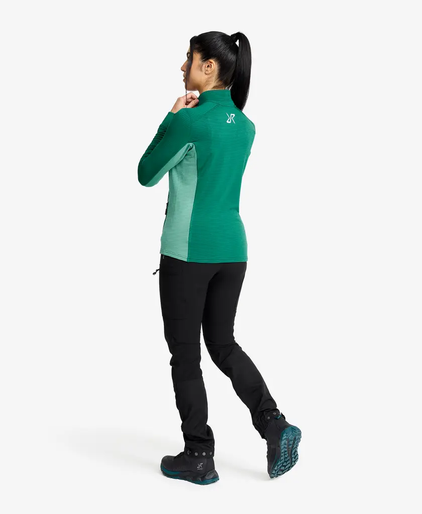 Waffle Full-zip Fleece Women