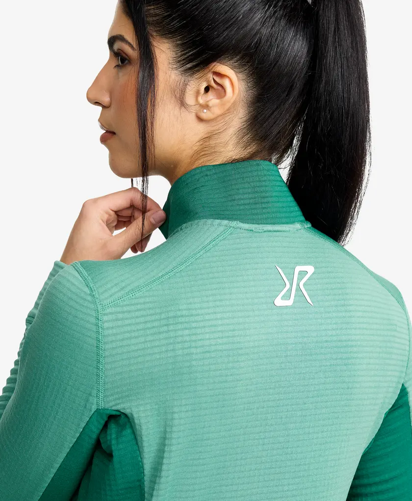 Waffle Half-zip Fleece Women