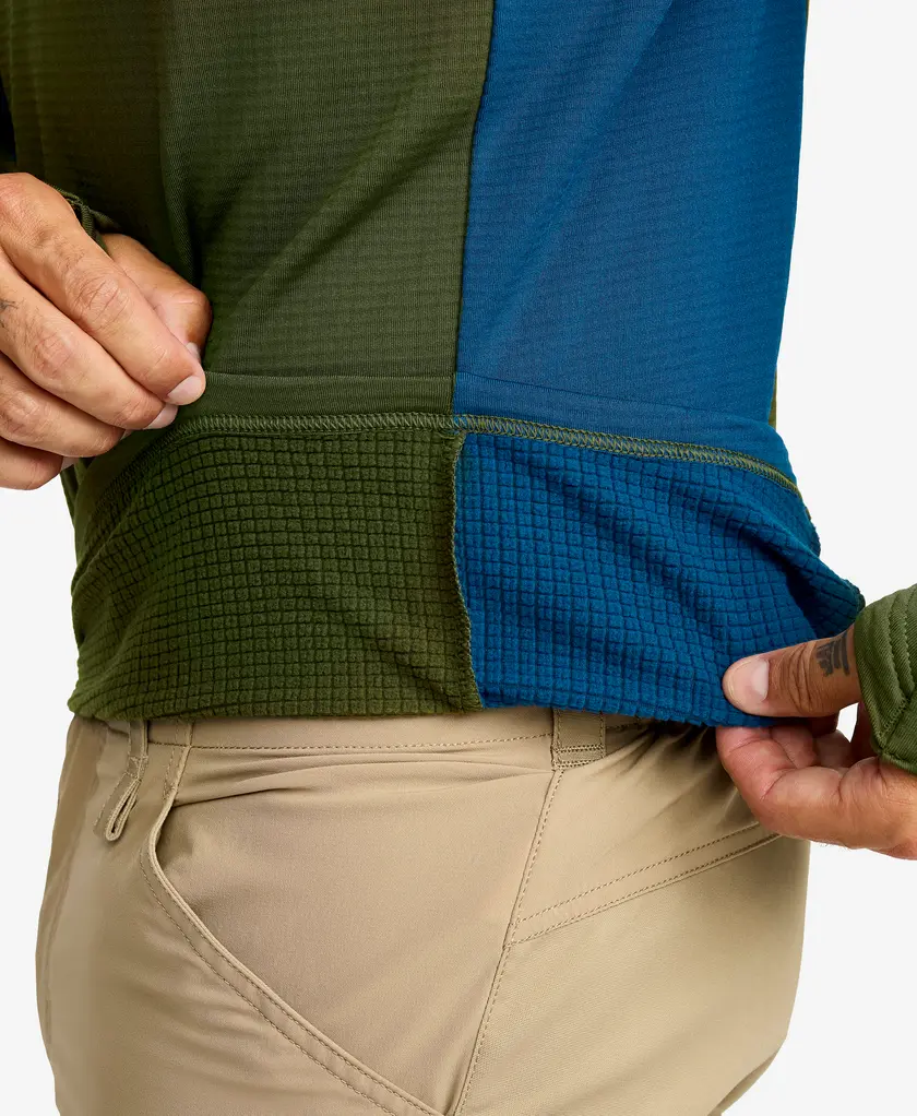 Waffle Half-zip Fleece Men