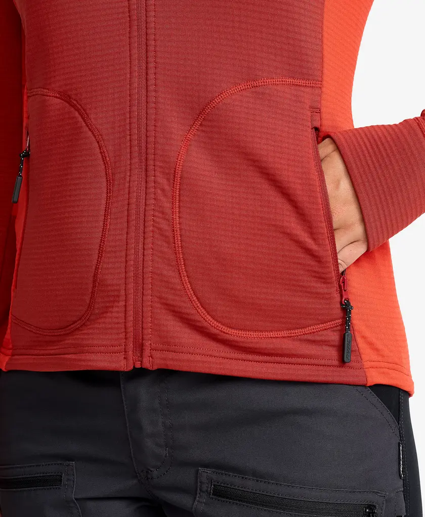 Waffle Full-zip Fleece Women