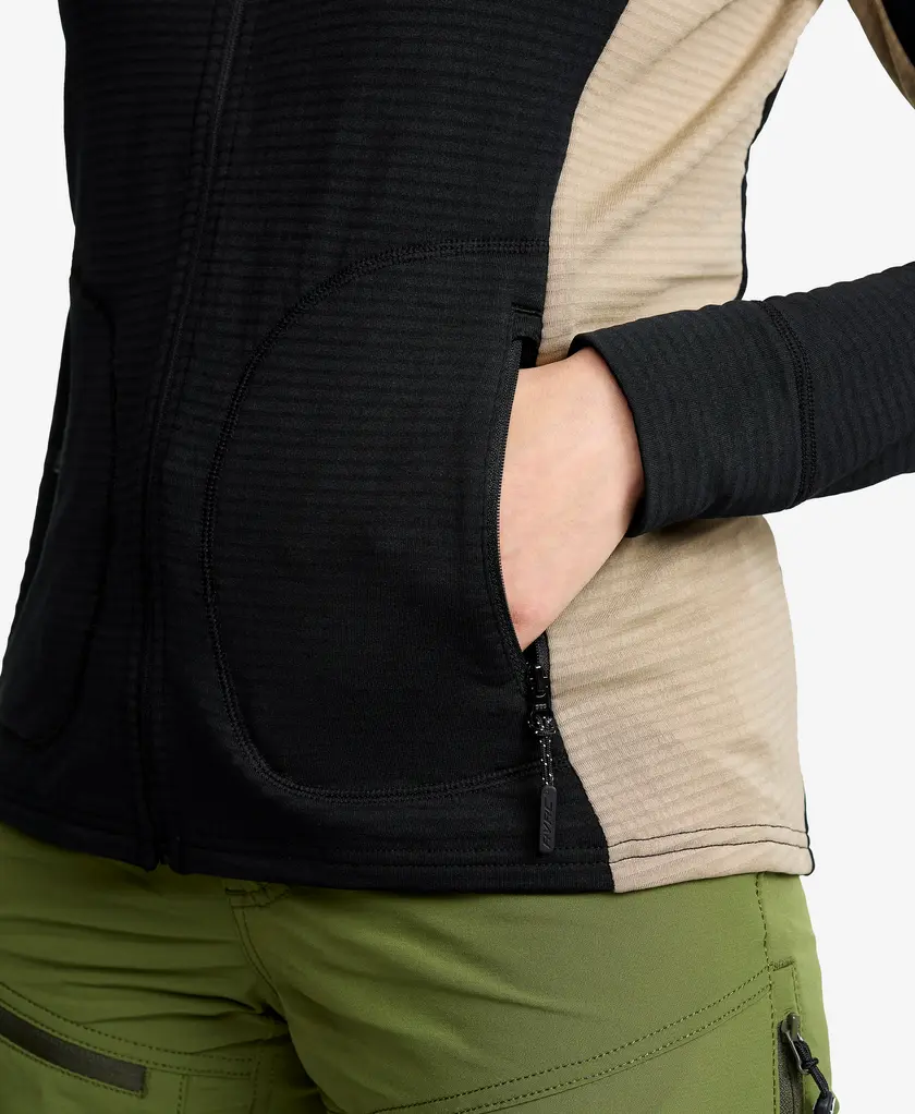 Waffle Full-zip Fleece Women