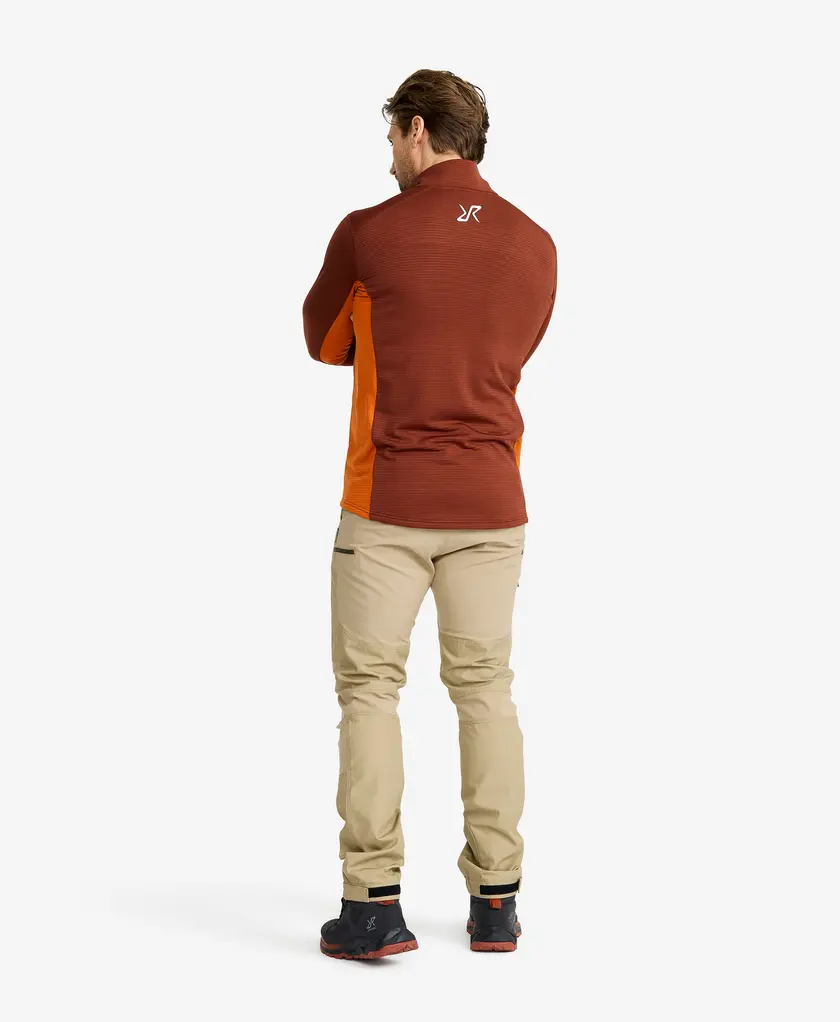 Waffle Full-zip Fleece Men