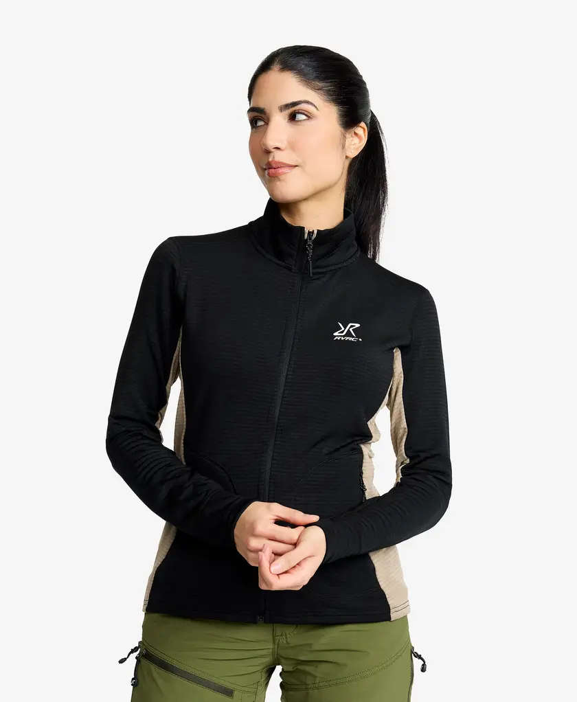 Waffle Full-zip Fleece Women