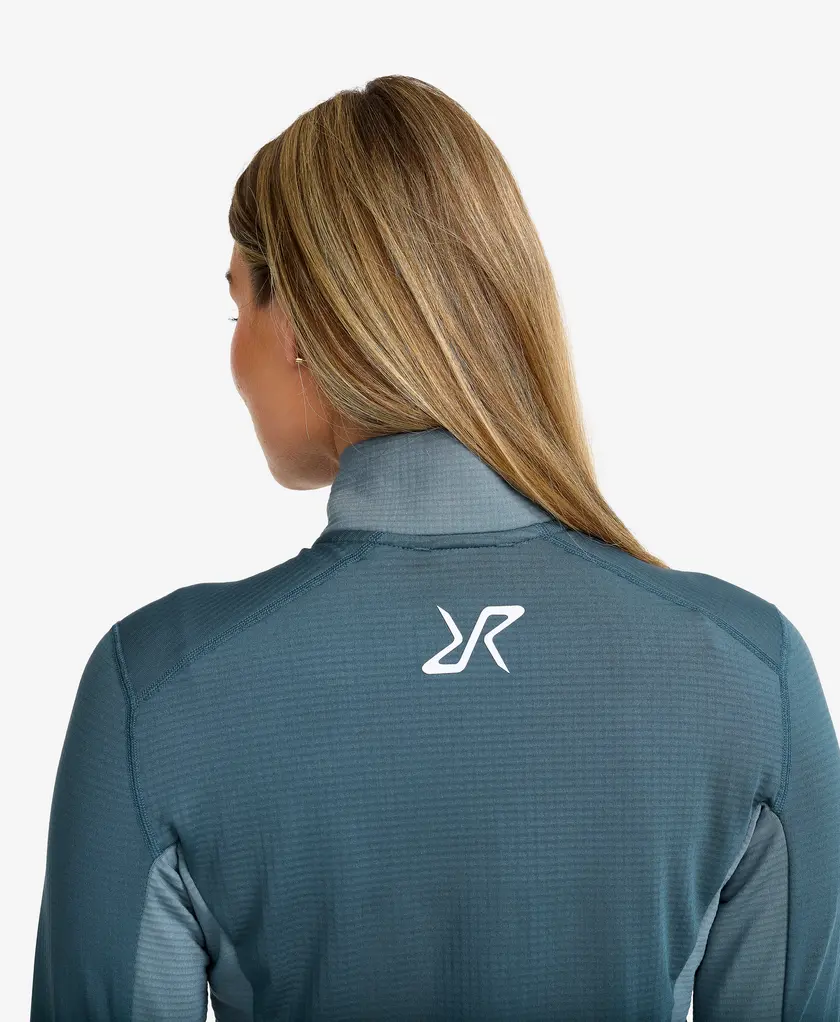 Waffle Half-zip Fleece Women