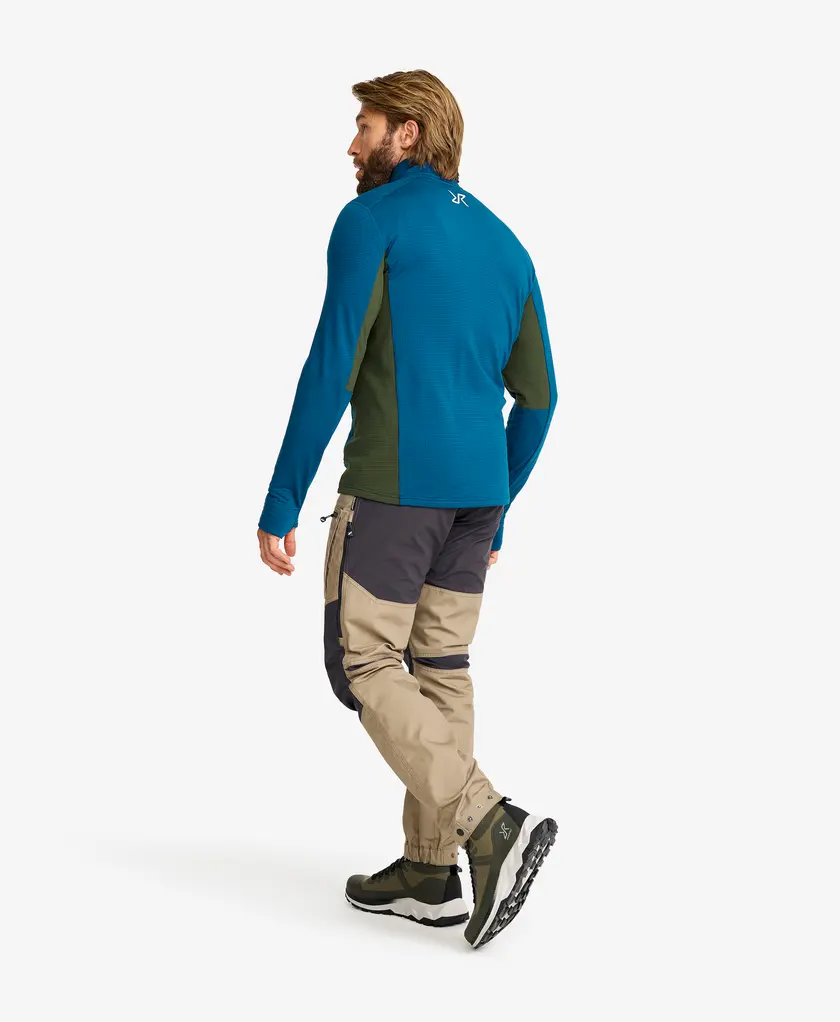 Waffle Full-zip Fleece Men