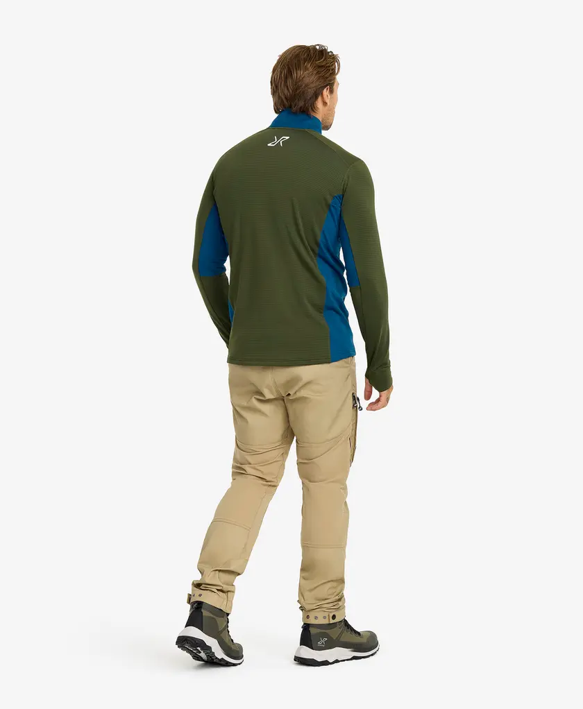 Waffle Half-zip Fleece Men