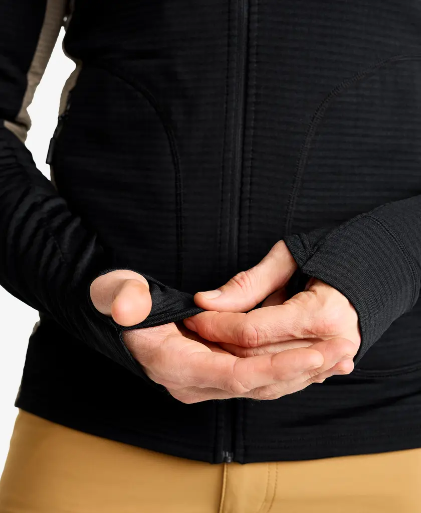 Waffle Full-zip Fleece Men