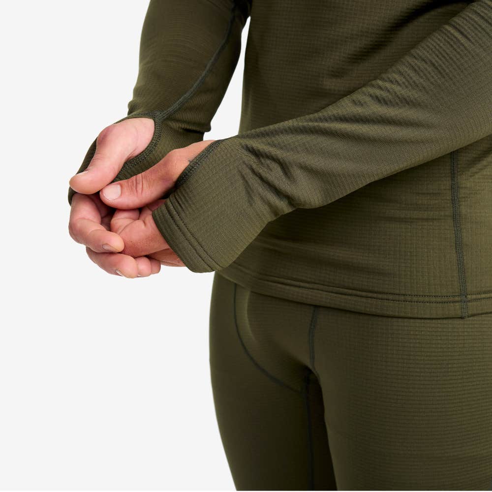 Waffle 1/2 Zip Baselayer Top