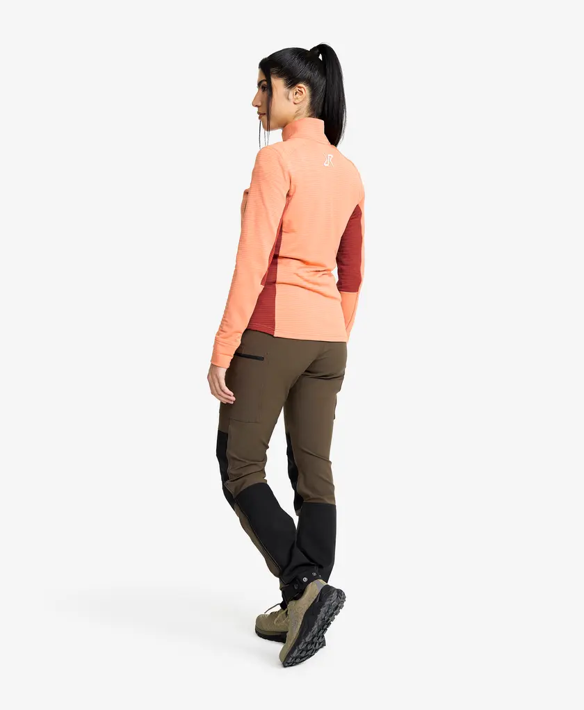 Waffle Full-zip Fleece Women