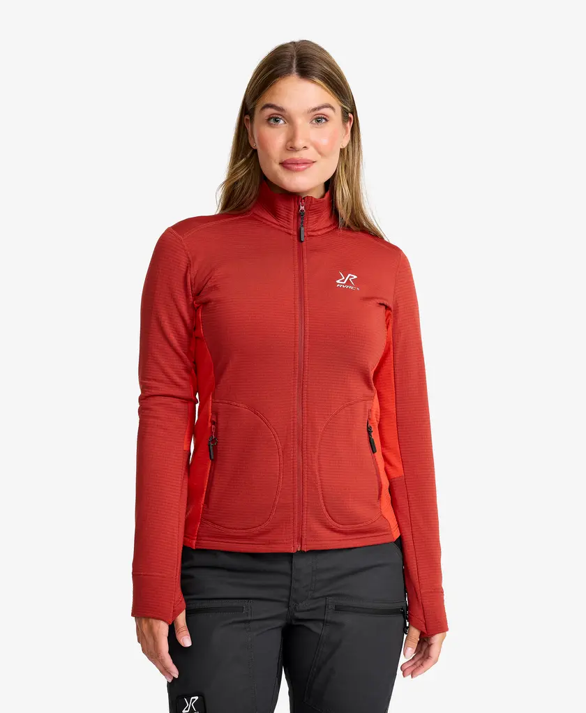 Waffle Full-zip Fleece Women
