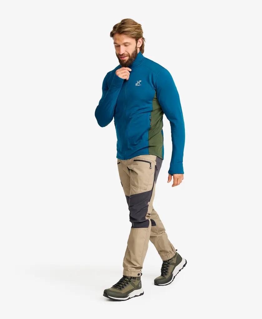 Waffle Full-zip Fleece Men