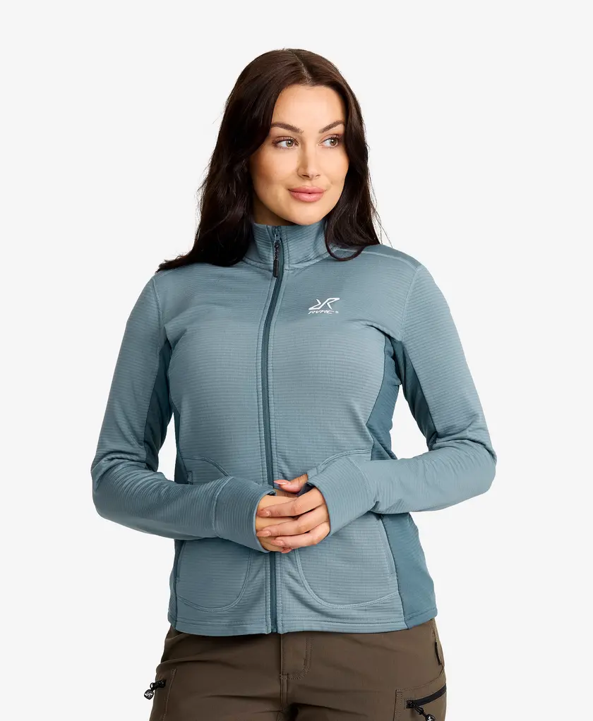 Waffle Full-zip Fleece Women