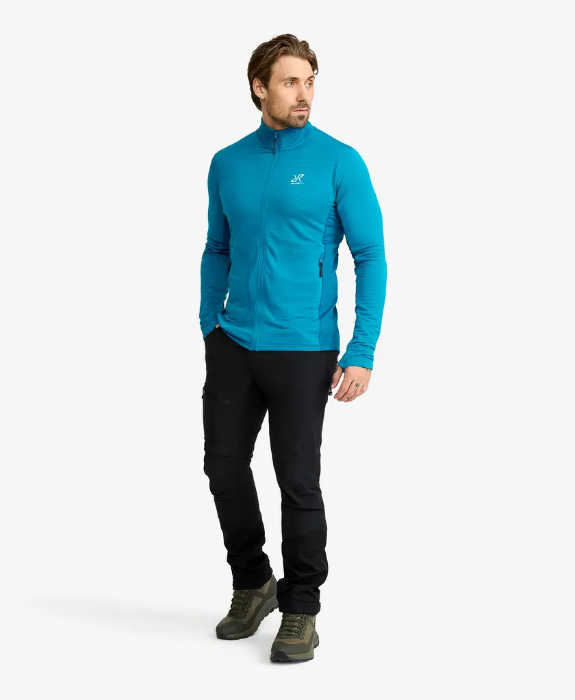 Waffle Full-zip Fleece Men