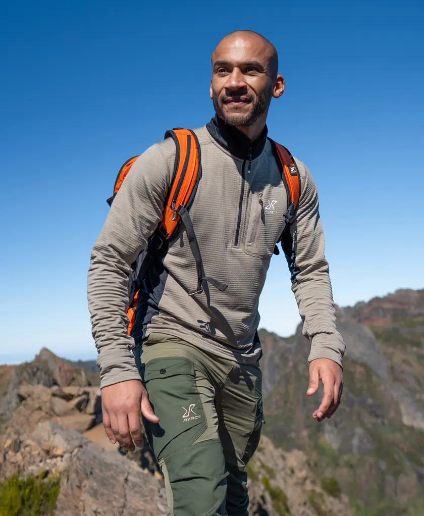 Waffle Half-zip Fleece Men