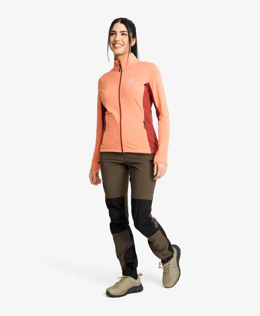 Waffle Full-zip Fleece Women