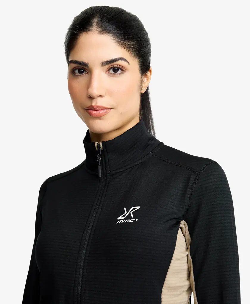 Waffle Full-zip Fleece Women