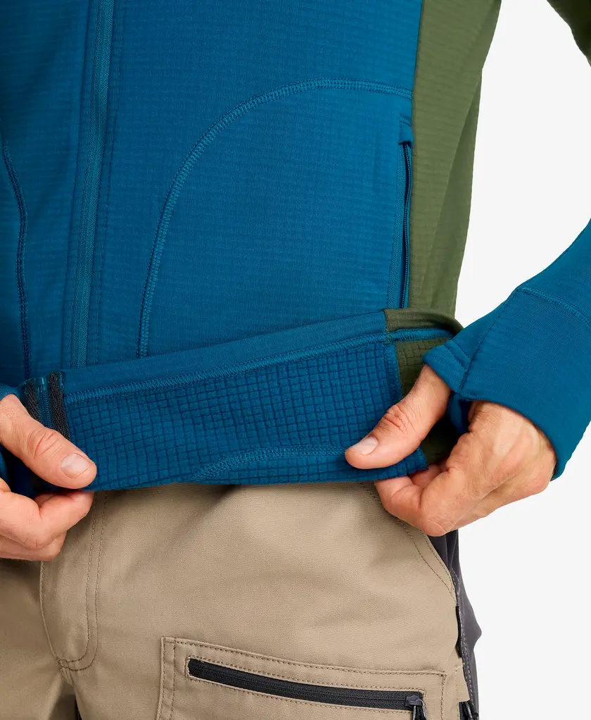 Waffle Full-zip Fleece Men
