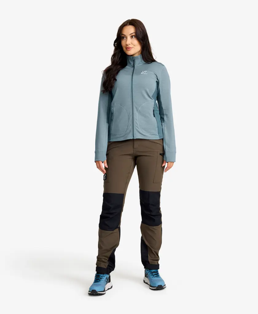 Waffle Full-zip Fleece Women