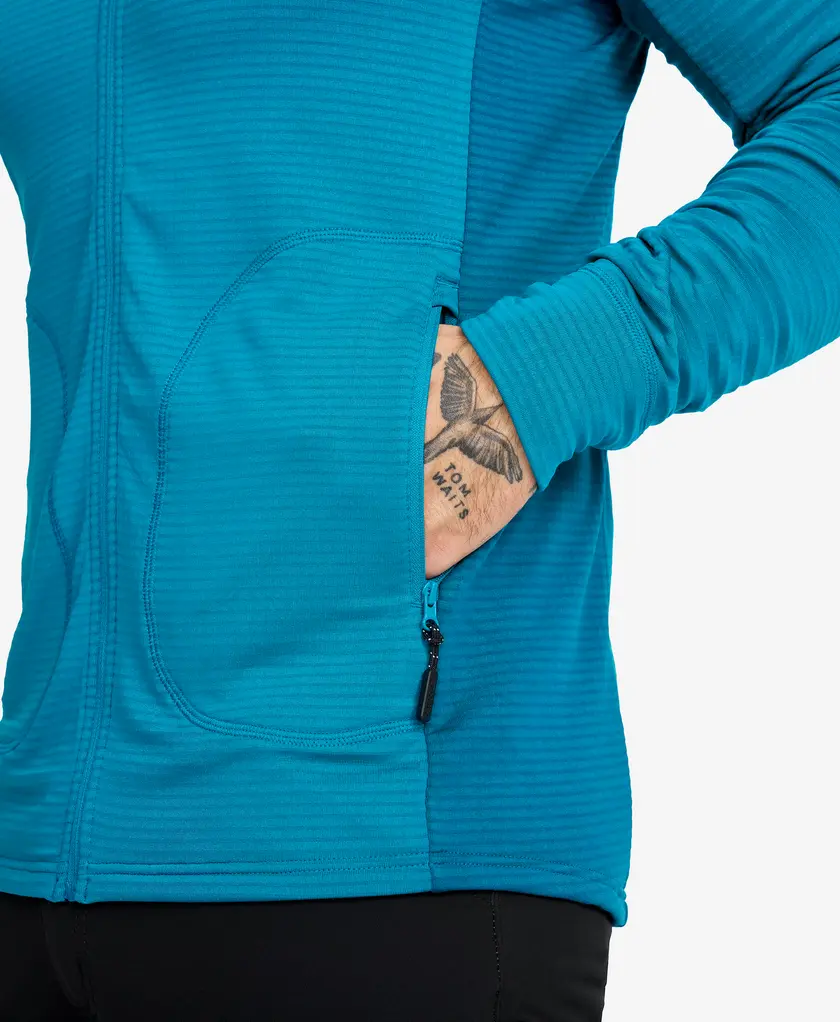 Waffle Full-zip Fleece Men
