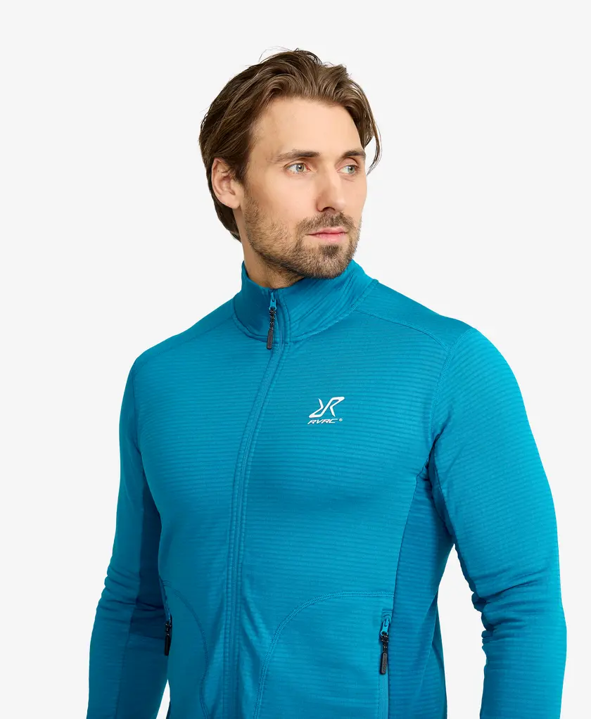 Waffle Full-zip Fleece Men