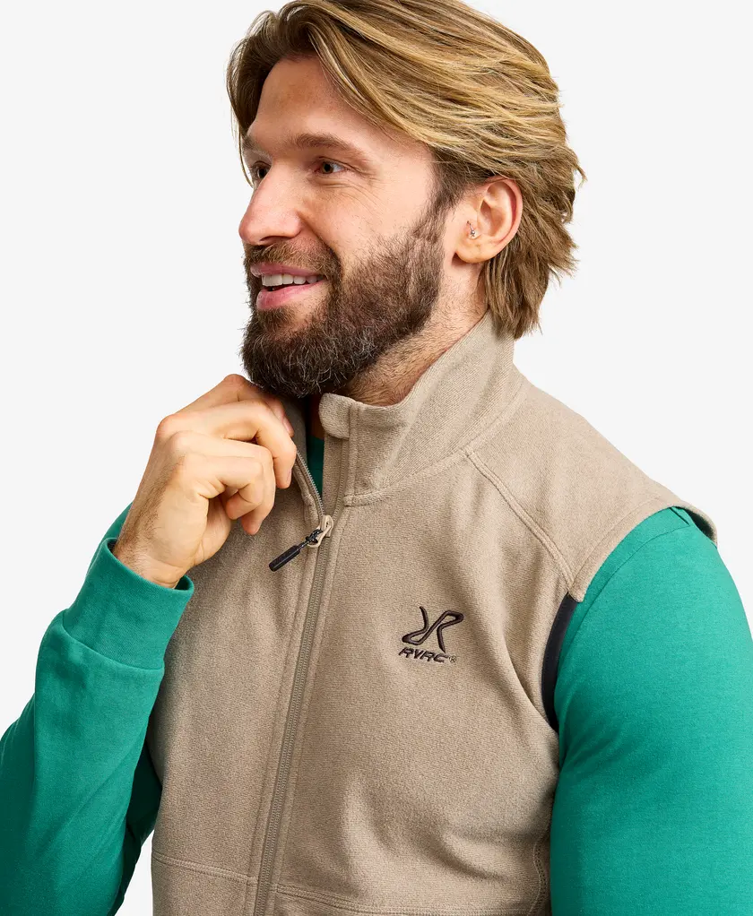 Essential Fleece Gilet Men