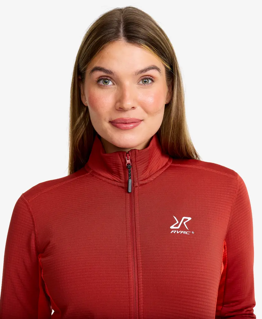 Waffle Full-zip Fleece Women