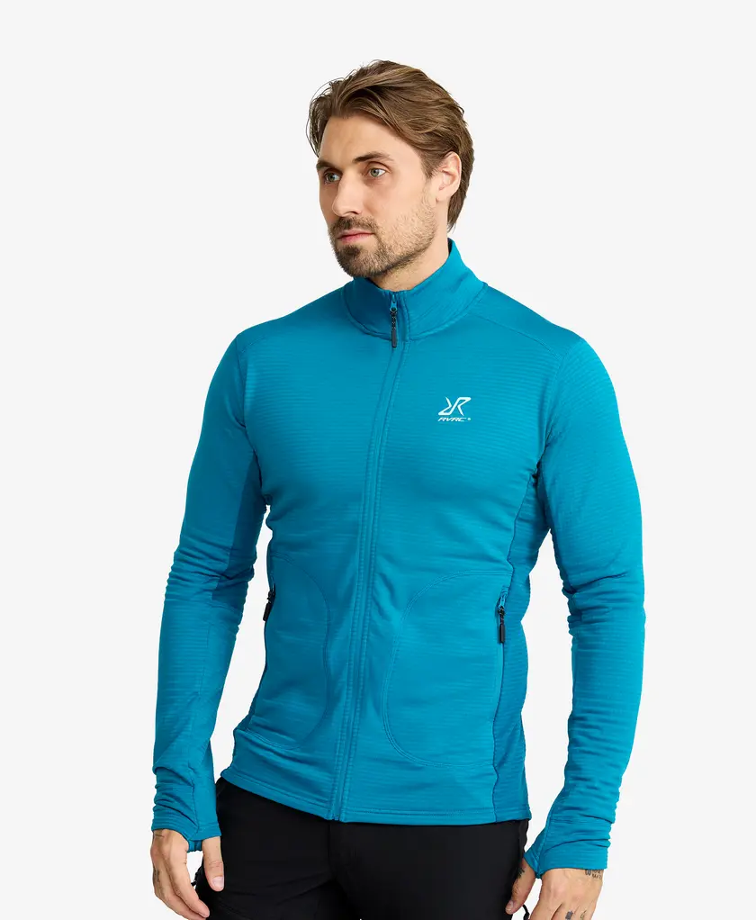 Waffle Full-zip Fleece Men
