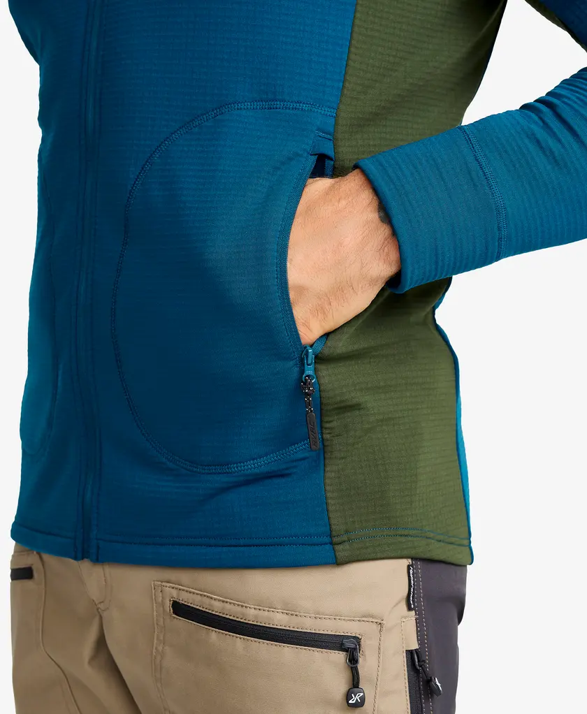 Waffle Full-zip Fleece Men