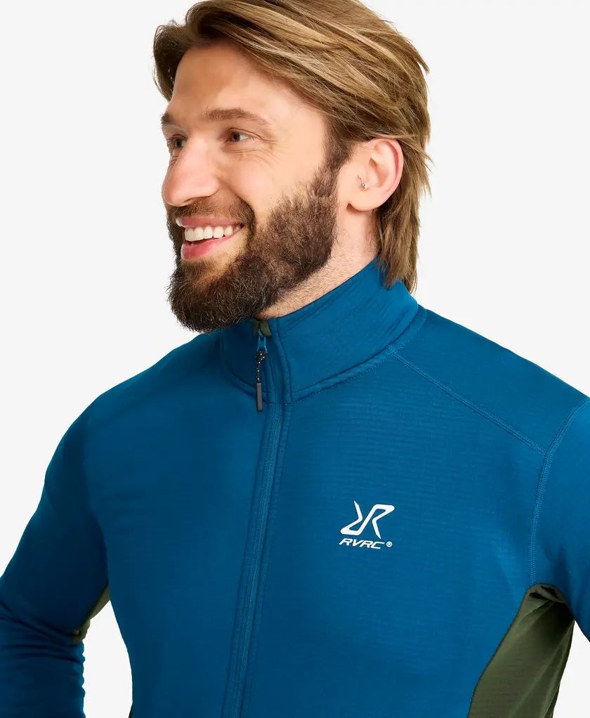 Waffle Full-zip Fleece Men