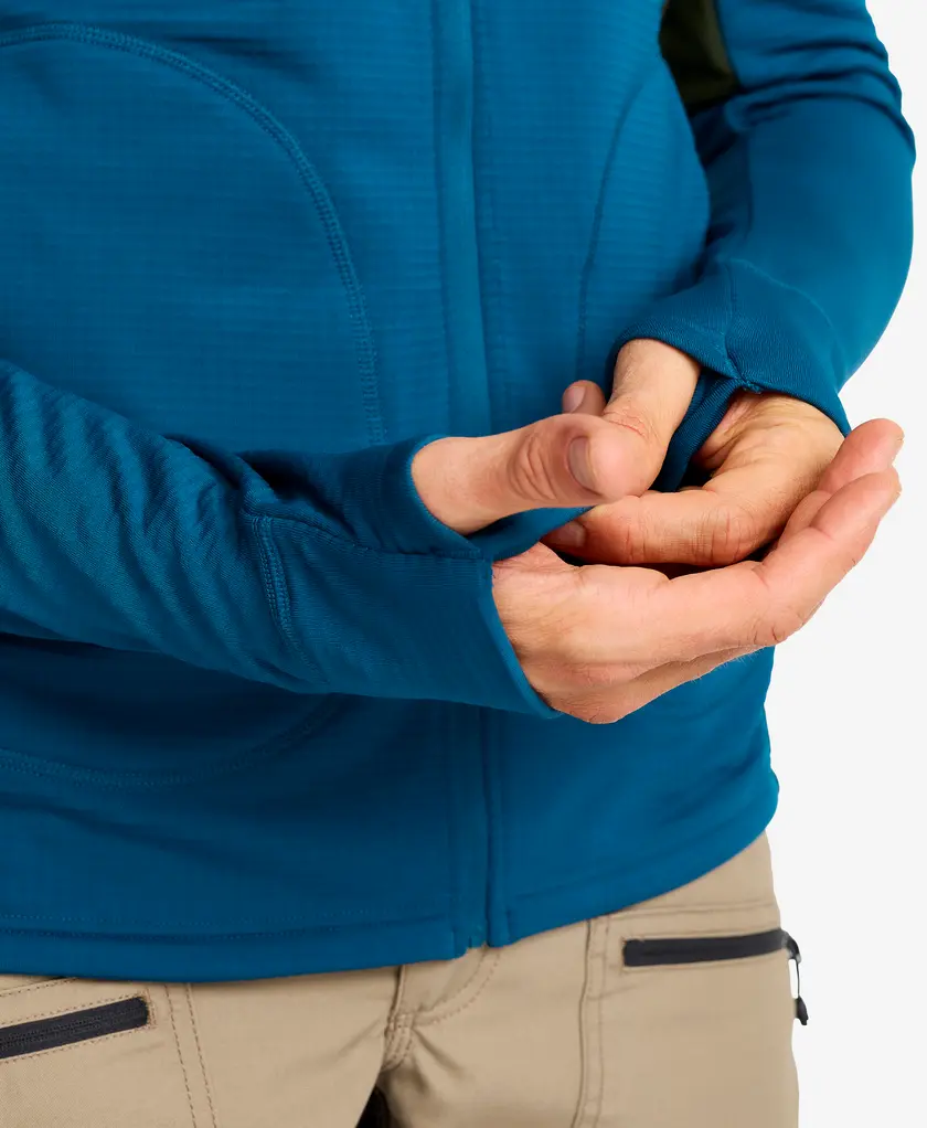 Waffle Full-zip Fleece Men