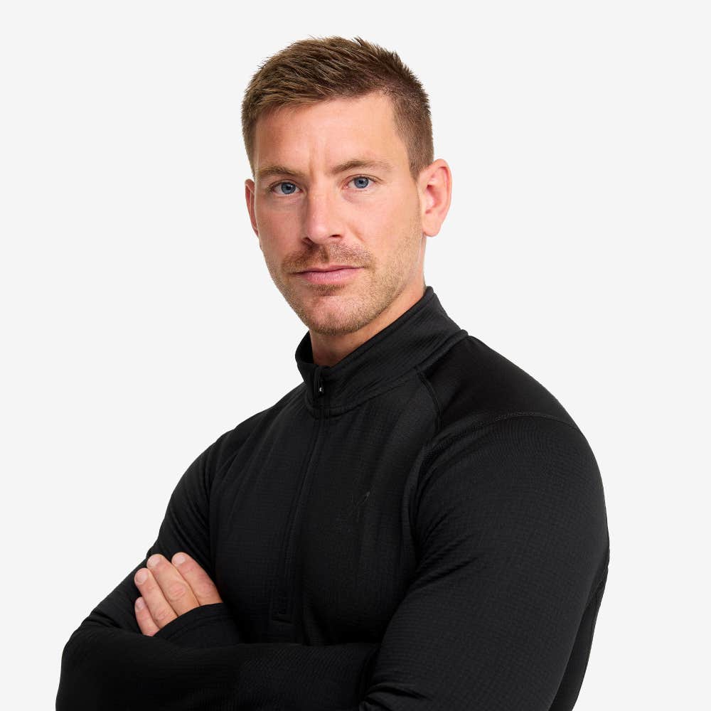 Waffle 1/2 Zip Baselayer Top