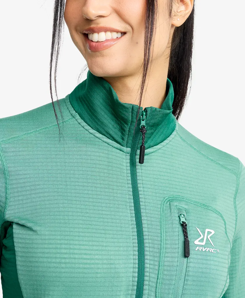 Waffle Half-zip Fleece Women