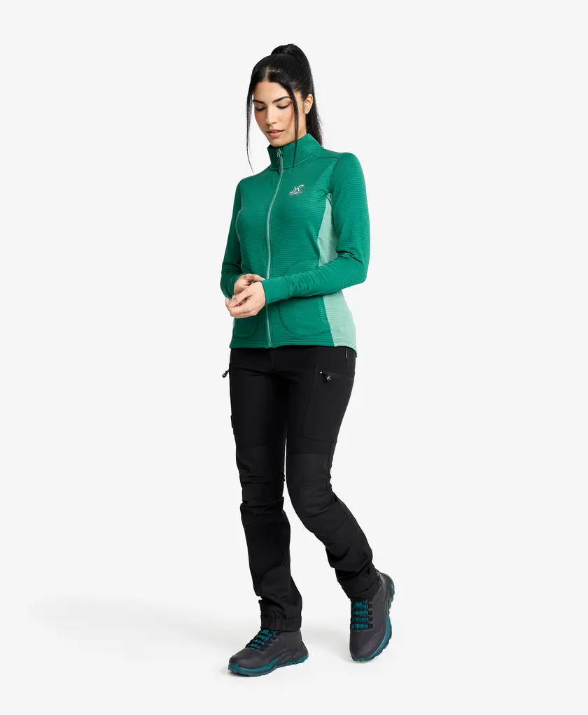 Waffle Full-zip Fleece Women